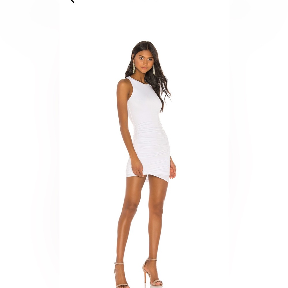 Lovers and Friends Giovanni Bone Ruched knit dress sz small orig msrp $128.00